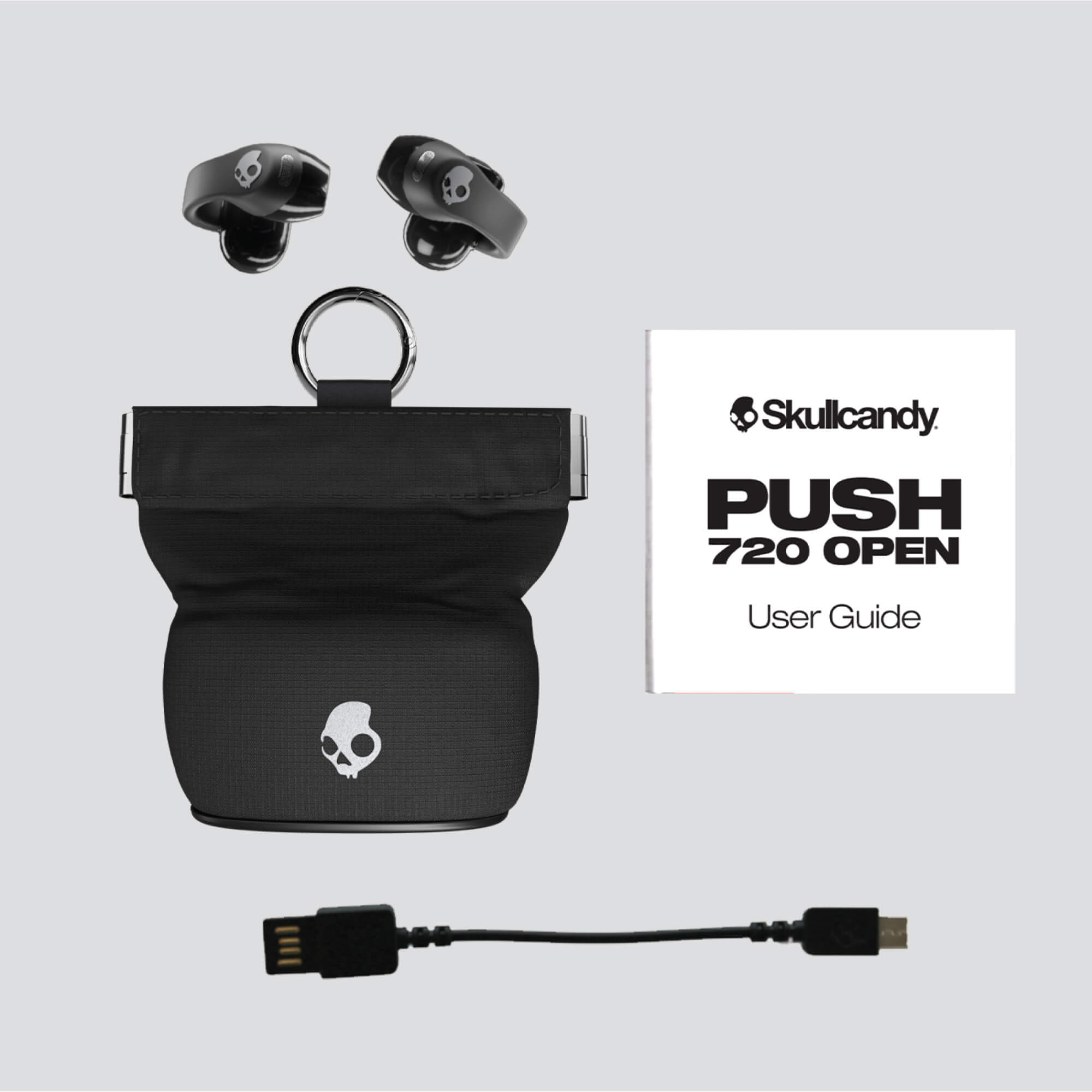 Push 720 Open - Wireless Open-Ear Earbuds | Bluetooth 5.3 | Clip