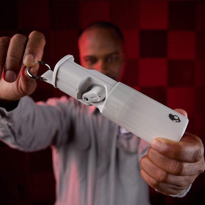 Skullcandy Method 360 ANC true wireless Noise Canceling Earbuds with Up to 40 Hours of Battery life and Clip-Anywhere compact case | Bone