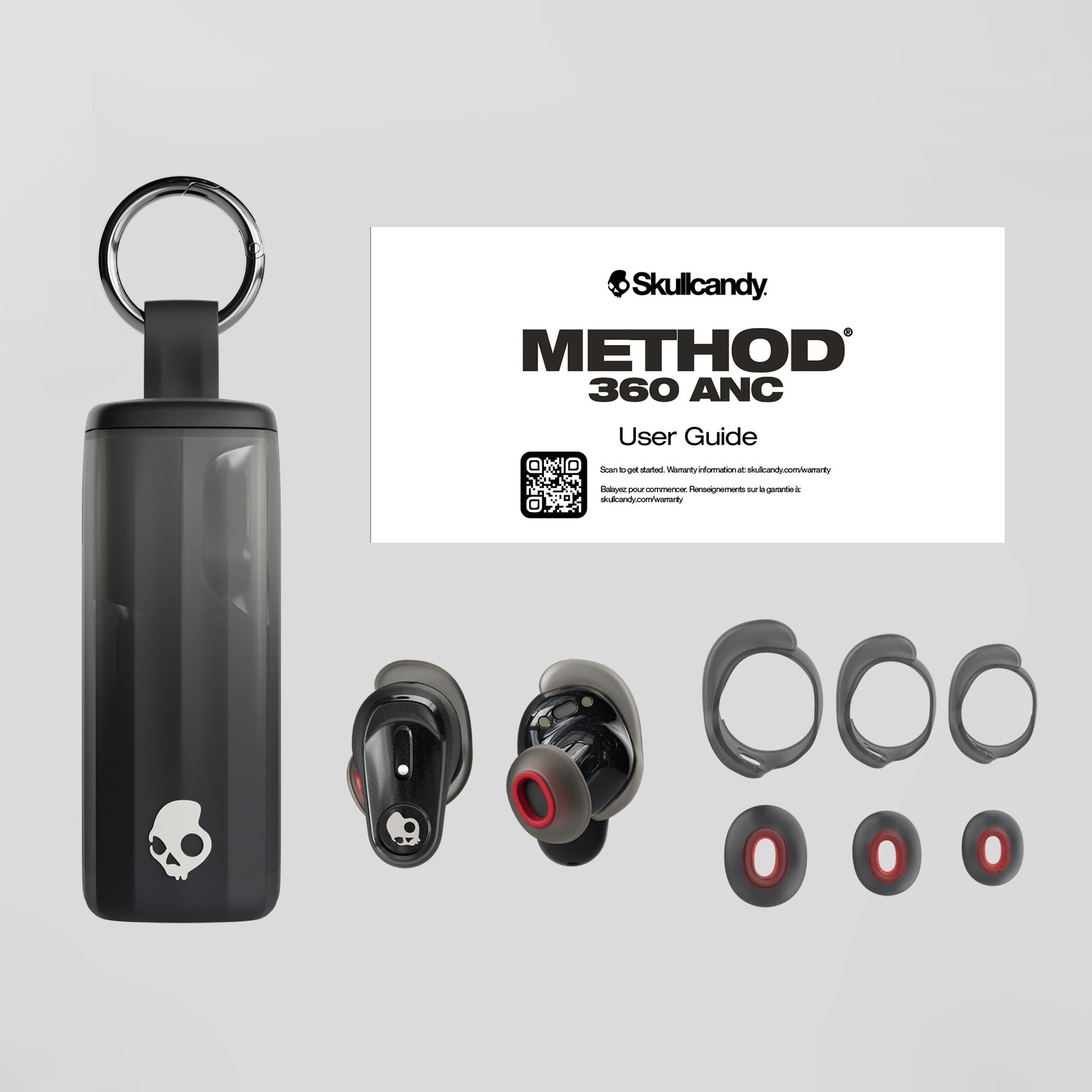 Skullcandy Method 360 ANC ブラック未使用 Method 360 ANC - Noise Canceling Earbuds + Sound by Bose