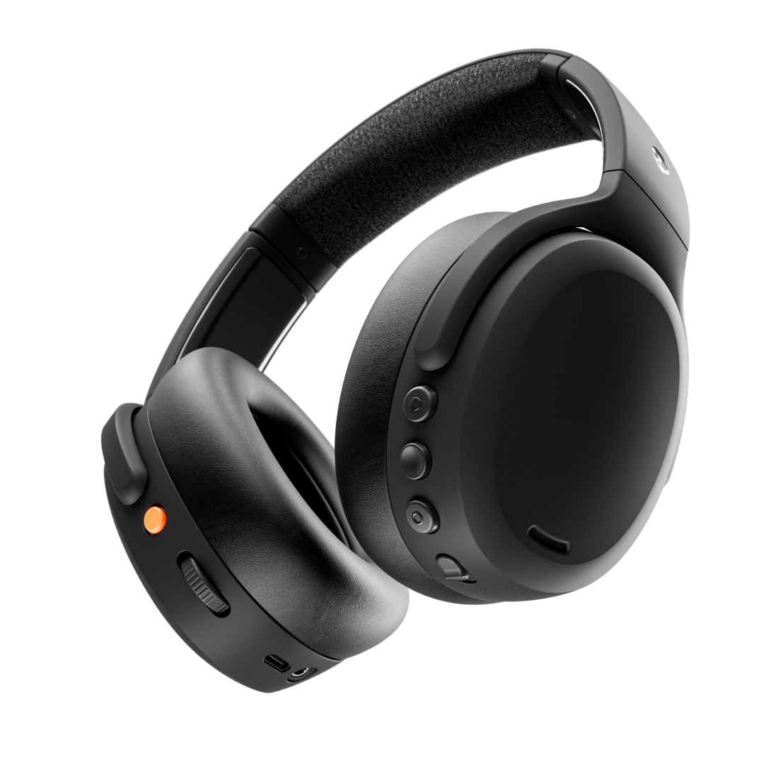 Crusher ANC 2 Bass Headphones with Noise Canceling True Wireless Bluetooth 5.2 Built in Microphone