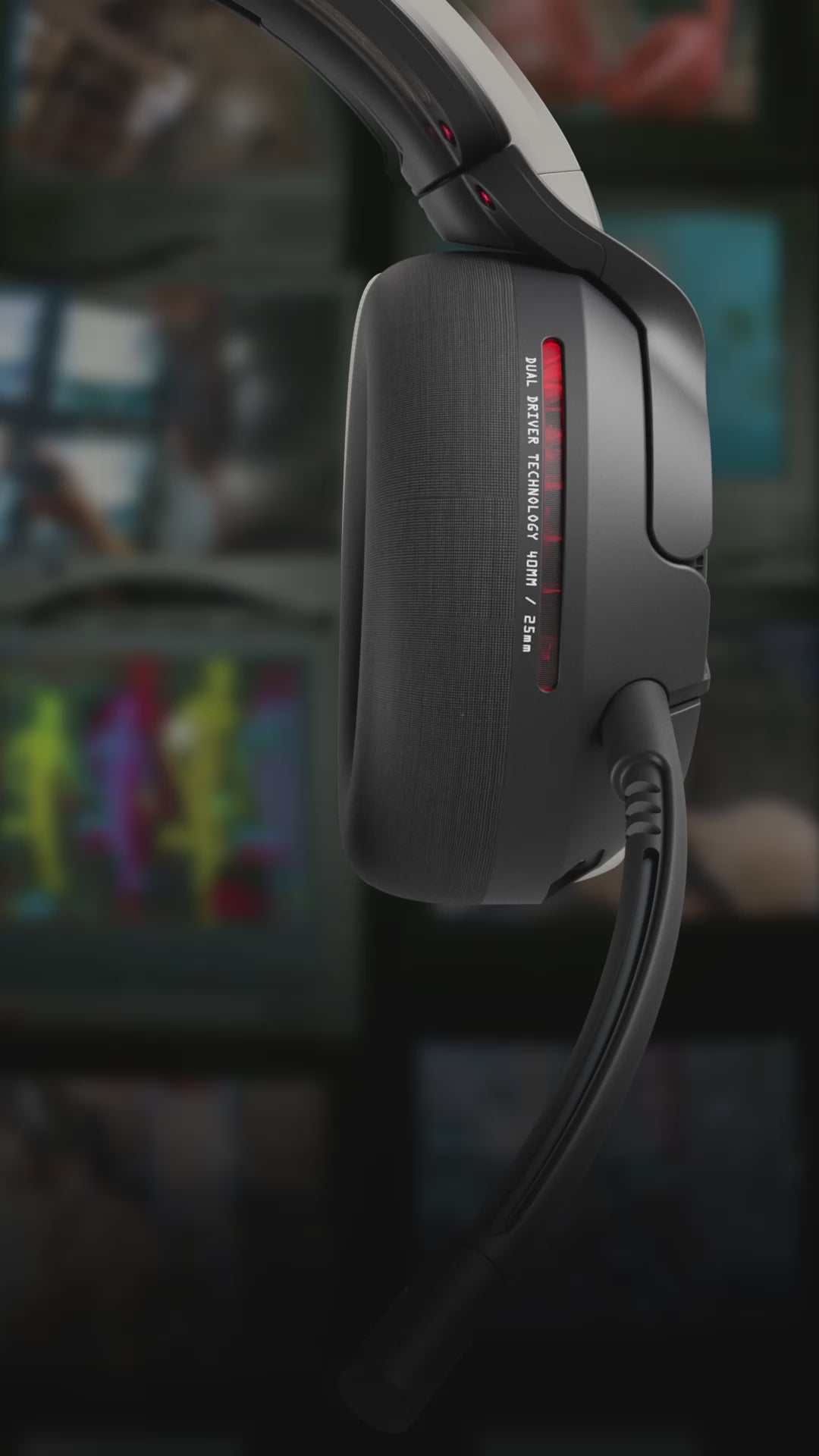 Crusher PLYR 720 Wireless Gaming Headphones with Mic Bluetooth