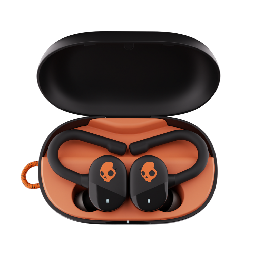 Skullcandy Push Play Active True Wireless Earbuds - Black/Orange